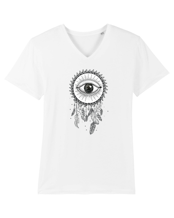 Dreamcatcher cu Ochi White