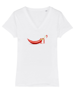 chillin Tricou mânecă scurtă guler V Damă Evoker