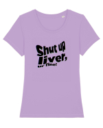 Shut up liver, ur fine! Tricou mânecă scurtă guler larg fitted Damă Expresser