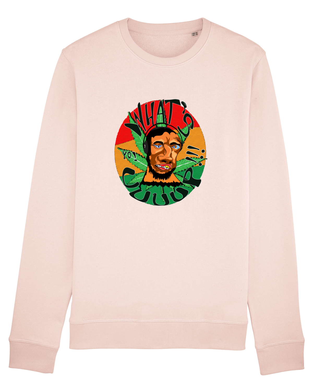 Bluză mânecă lungă Unisex Rise Candy Pink
