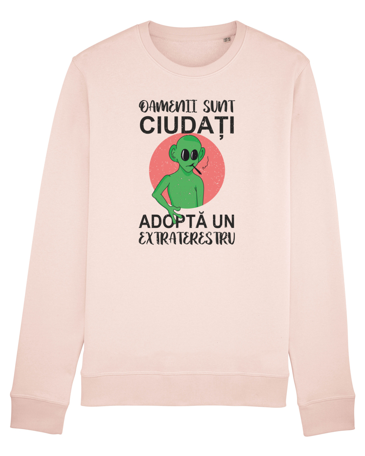 Bluză mânecă lungă Unisex Rise Candy Pink