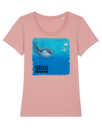 Nirvana Nevermind Tricou mânecă scurtă guler larg fitted Damă Expresser