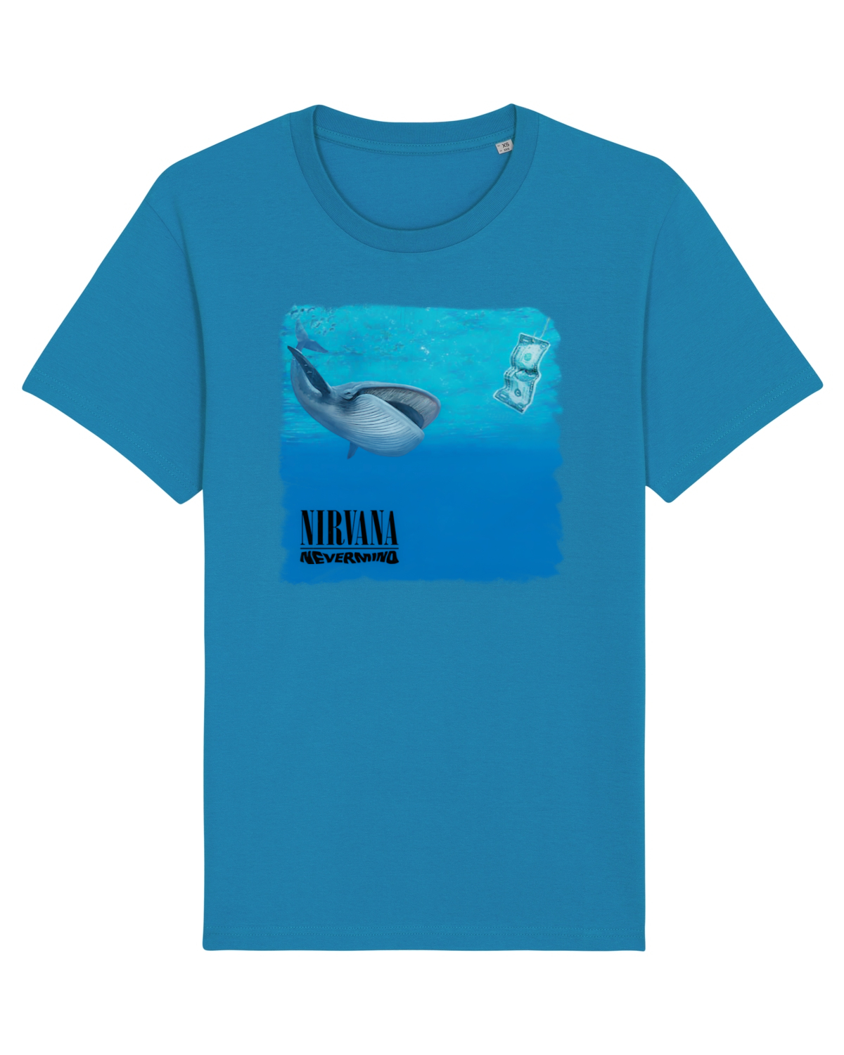 Tricou mânecă scurtă Unisex Rocker Azur