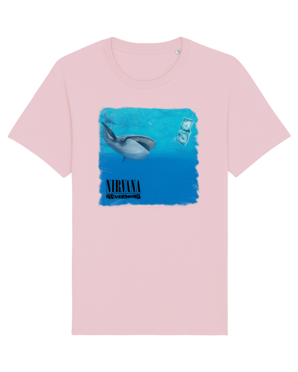 Tricou mânecă scurtă Unisex Rocker Cotton Pink