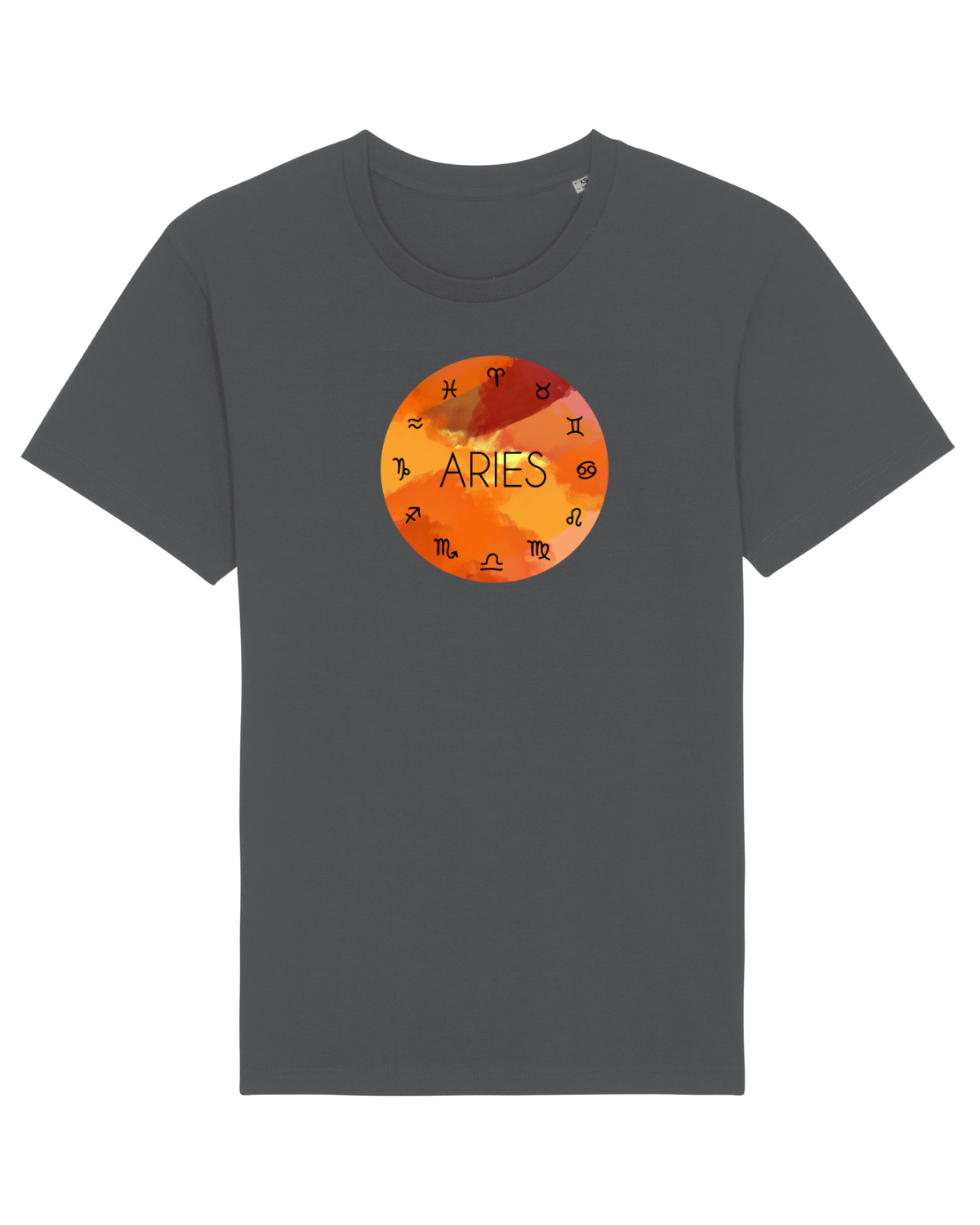 Tricou mânecă scurtă Unisex Rocker Anthracite