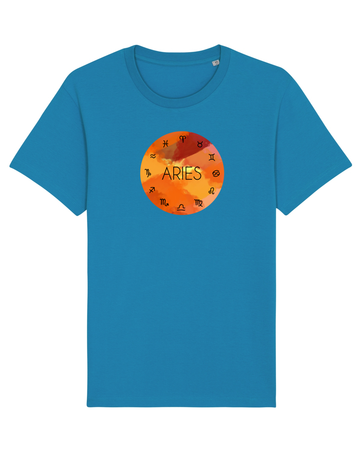 Tricou mânecă scurtă Unisex Rocker Azur