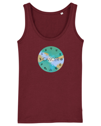 Cancer Astrological Sign/RAC/Zodiac Burgundy