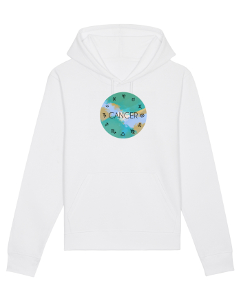 Cancer Astrological Sign/RAC/Zodiac White