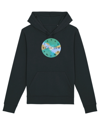 Cancer Astrological Sign/RAC/Zodiac Black