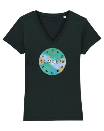 Cancer Astrological Sign/RAC/Zodiac Black
