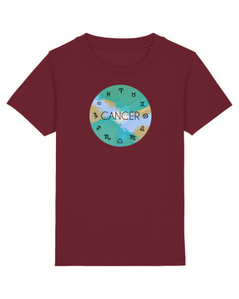 Cancer Astrological Sign/RAC/Zodiac Burgundy