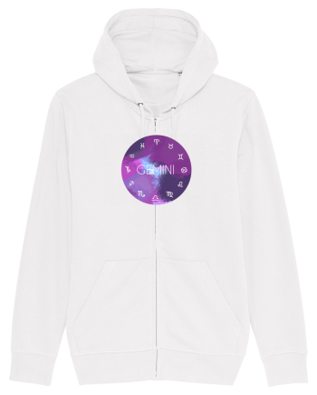 Gemini Astrological Sign/GEMENI/Zodiac White