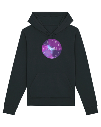 Gemini Astrological Sign/GEMENI/Zodiac Black