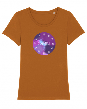 Gemini Astrological Sign/GEMENI/Zodiac Roasted Orange