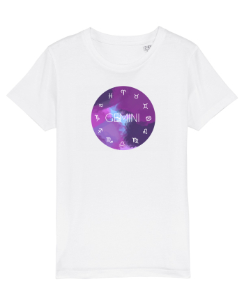 Gemini Astrological Sign/GEMENI/Zodiac White