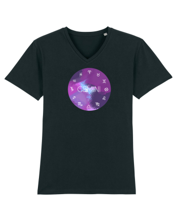 Gemini Astrological Sign/GEMENI/Zodiac Black