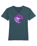 Gemini Astrological Sign/GEMENI/Zodiac Tricou mânecă scurtă guler V Bărbat Presenter
