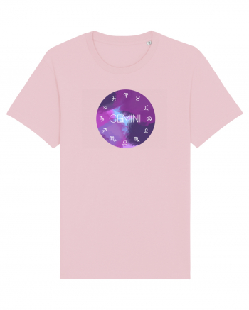 Gemini Astrological Sign/GEMENI/Zodiac Cotton Pink