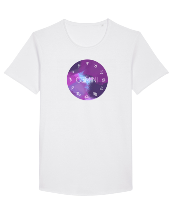 Gemini Astrological Sign/GEMENI/Zodiac White