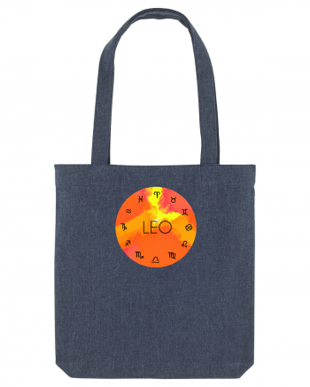 Leo Astrological Sign/LEU/Zodiac Midnight Blue