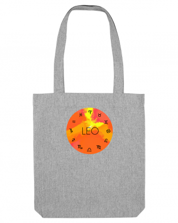 Leo Astrological Sign/LEU/Zodiac Heather Grey
