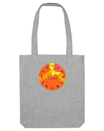 Leo Astrological Sign/LEU/Zodiac Heather Grey