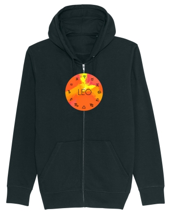 Leo Astrological Sign/LEU/Zodiac Black