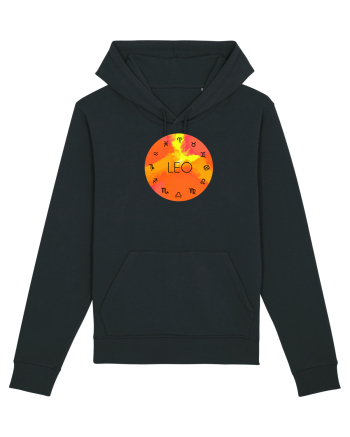 Leo Astrological Sign/LEU/Zodiac Black