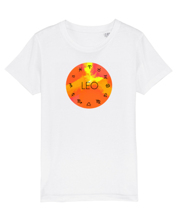 Leo Astrological Sign/LEU/Zodiac White