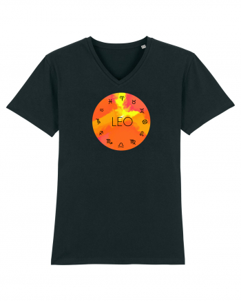 Leo Astrological Sign/LEU/Zodiac Black