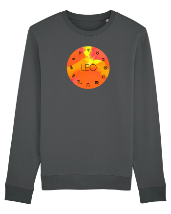 Leo Astrological Sign/LEU/Zodiac Anthracite