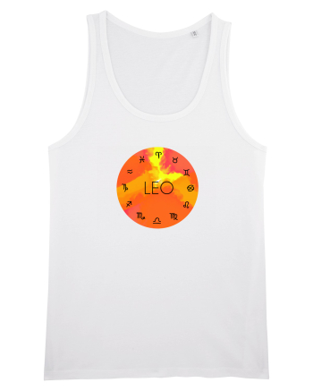 Leo Astrological Sign/LEU/Zodiac White