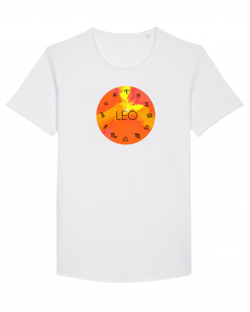Leo Astrological Sign/LEU/Zodiac White