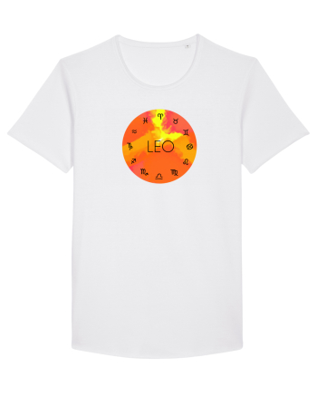 Leo Astrological Sign/LEU/Zodiac White