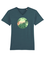 Taurus Astrological Sign/TAUR/Zodiac Tricou mânecă scurtă guler V Bărbat Presenter