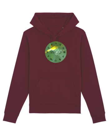 Virgo Astrological Sign/FECIOARA/Zodiac Burgundy