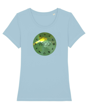 Virgo Astrological Sign/FECIOARA/Zodiac Sky Blue