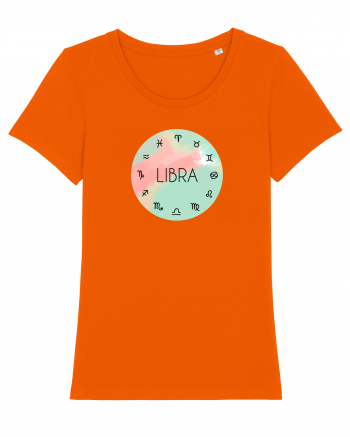 Libra Astrological Sign/BALANTA/Zodiac Bright Orange