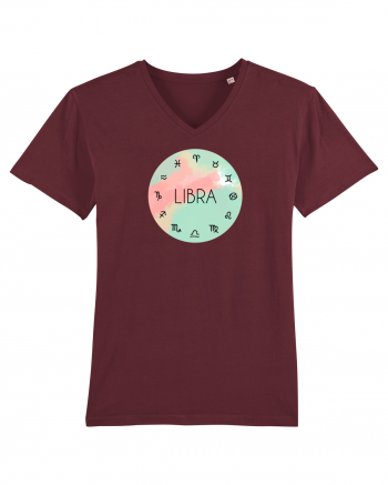 Libra Astrological Sign/BALANTA/Zodiac Burgundy