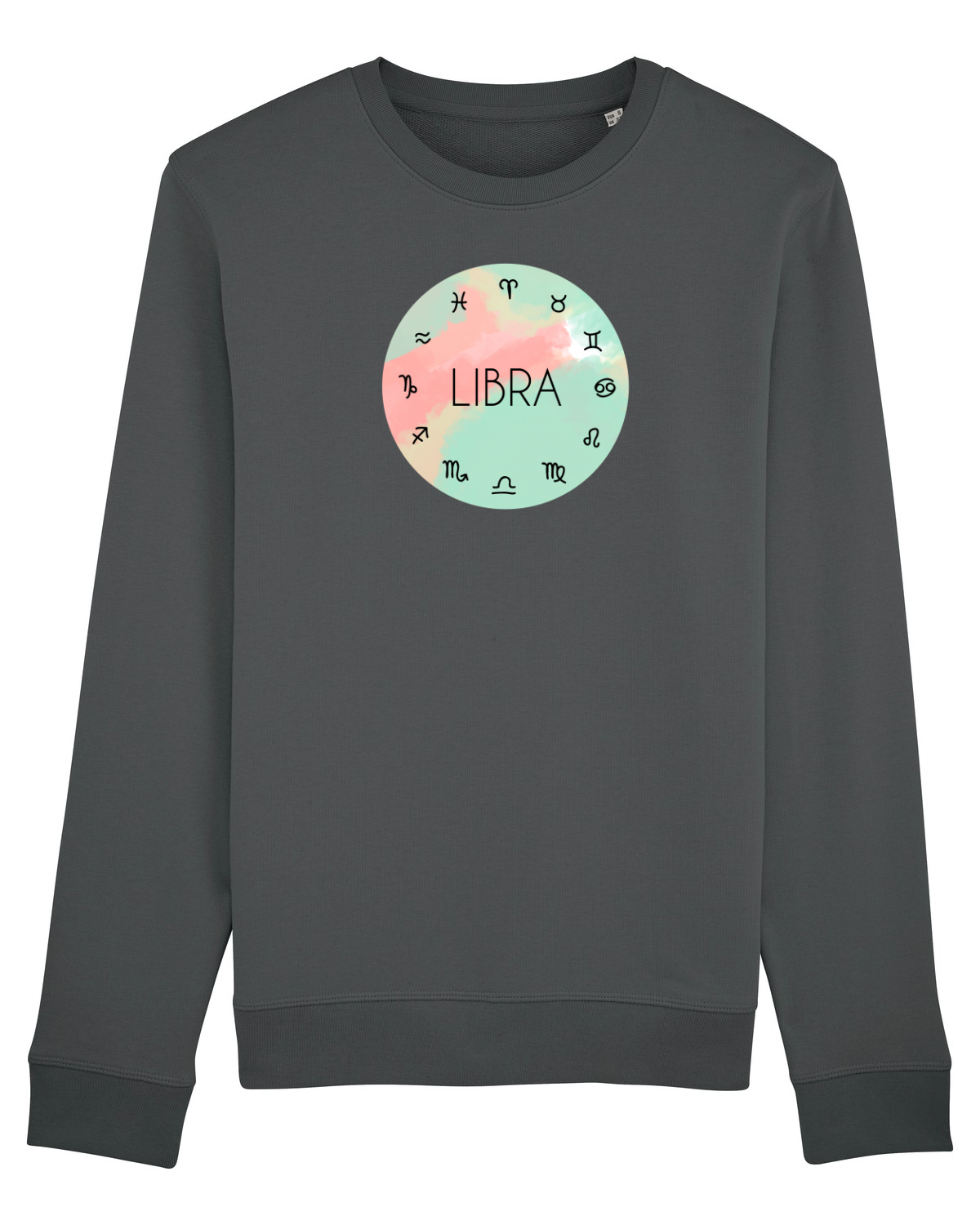 Bluză mânecă lungă Unisex Rise Anthracite