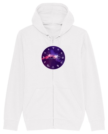 Scorpio Astrological Sign/SCORPION/Zodiac White