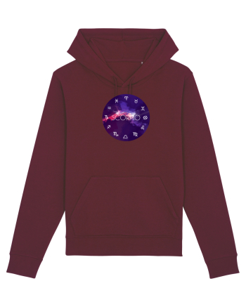 Scorpio Astrological Sign/SCORPION/Zodiac Burgundy