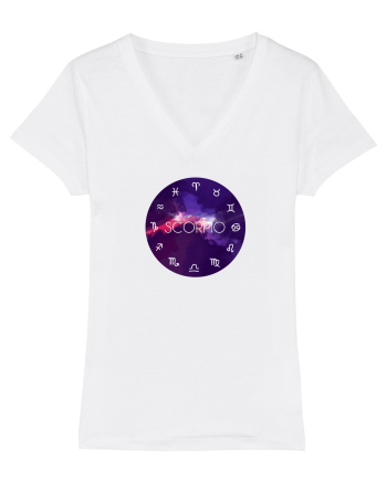 Scorpio Astrological Sign/SCORPION/Zodiac White