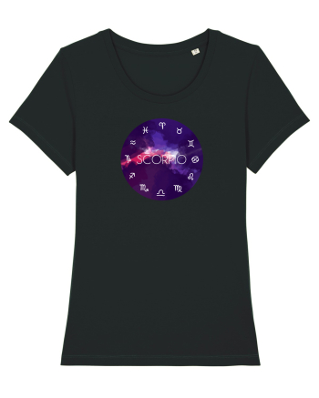 Scorpio Astrological Sign/SCORPION/Zodiac Black