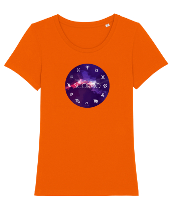 Scorpio Astrological Sign/SCORPION/Zodiac Bright Orange