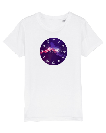 Scorpio Astrological Sign/SCORPION/Zodiac White