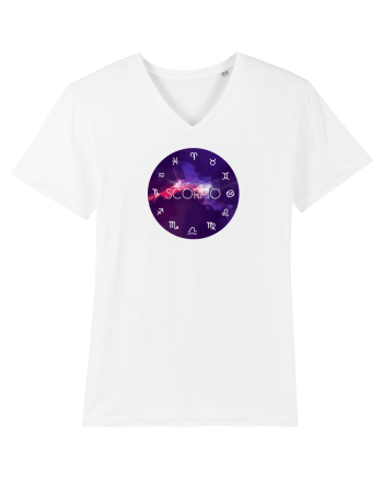 Scorpio Astrological Sign/SCORPION/Zodiac White