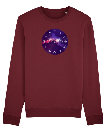 Scorpio Astrological Sign/SCORPION/Zodiac Burgundy