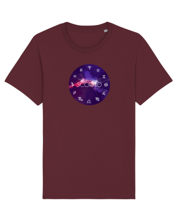 Scorpio Astrological Sign/SCORPION/Zodiac Burgundy