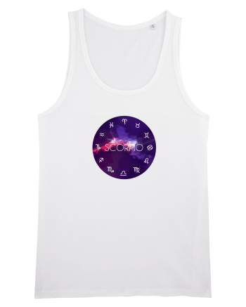 Scorpio Astrological Sign/SCORPION/Zodiac White